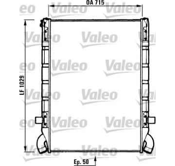 Chladič, chlazení motoru VALEO 730637