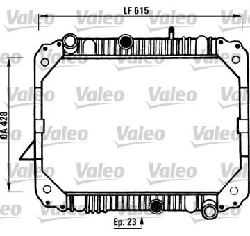 Chladič, chlazení motoru VALEO 730892