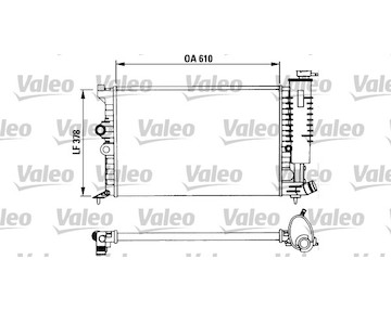 Chladič, chlazení motoru VALEO 730957