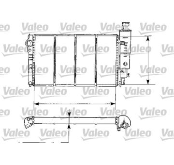 Chladič, chlazení motoru VALEO 730974