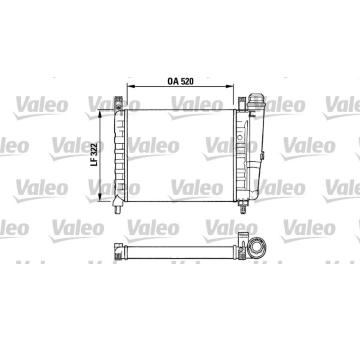 Chladič, chlazení motoru VALEO 730991