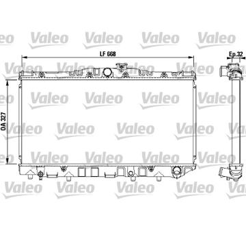 Chladič, chlazení motoru VALEO 731095