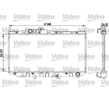 Chladič, chlazení motoru VALEO 731098