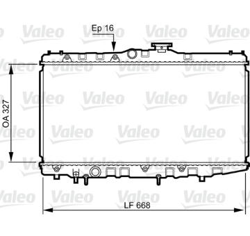 Chladič, chlazení motoru VALEO 731105