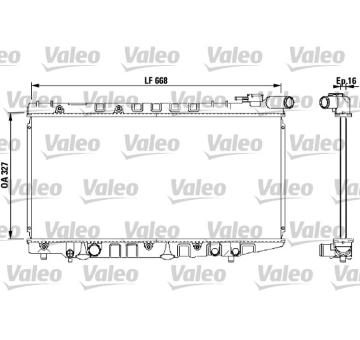 Chladič, chlazení motoru VALEO 731106