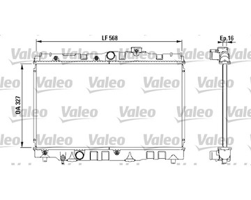 Chladič motora VALEO 731119