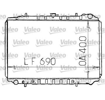 Chladič, chlazení motoru VALEO 731134