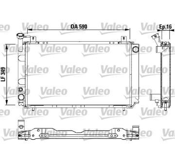 Chladič, chlazení motoru VALEO 731147