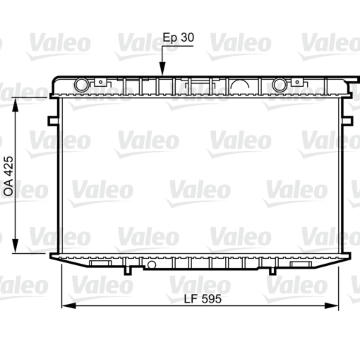 Chladič, chlazení motoru VALEO 731236