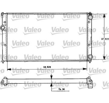 Chladič, chlazení motoru VALEO 731265