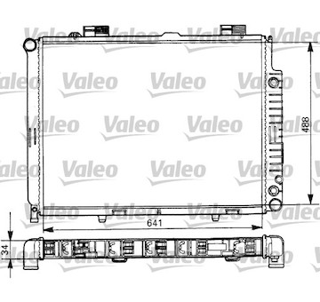 Chladič, chlazení motoru VALEO 731294