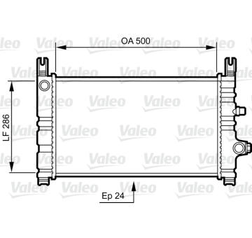 Chladič, chlazení motoru VALEO 731299