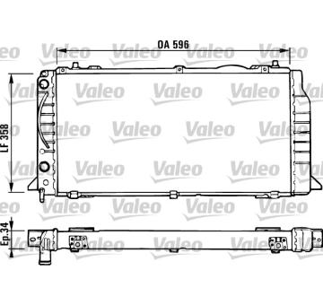 Chladič, chlazení motoru VALEO 731422