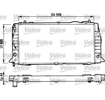 Chladič, chlazení motoru VALEO 731428