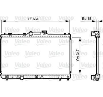 Chladič, chlazení motoru VALEO 731441