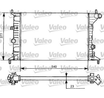 Chladič, chlazení motoru VALEO 731525