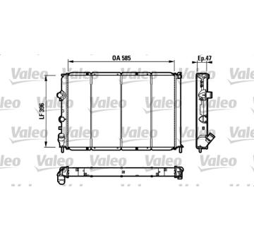 Chladič, chlazení motoru VALEO 731538