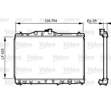Chladič, chlazení motoru VALEO 731629