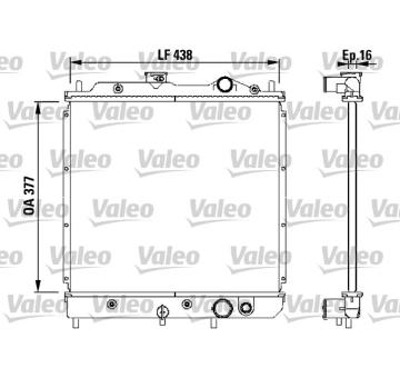 Chladič, chlazení motoru VALEO 731646