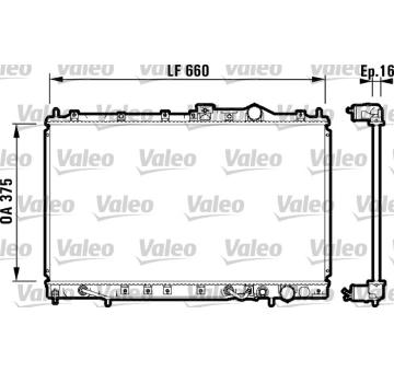 Chladič, chlazení motoru VALEO 731648