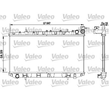 Chladič, chlazení motoru VALEO 731670