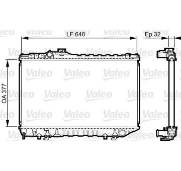 Chladič, chlazení motoru VALEO 731715