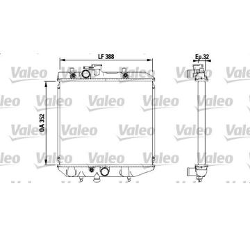 Chladič, chlazení motoru VALEO 731853