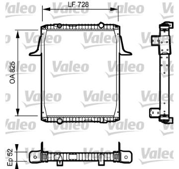 Chladič, chlazení motoru VALEO 732329