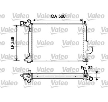Chladič, chlazení motoru VALEO 732349