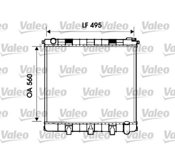 Chladič, chlazení motoru VALEO 732402