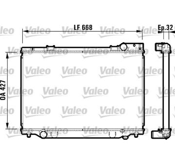 Chladič, chlazení motoru VALEO 732476