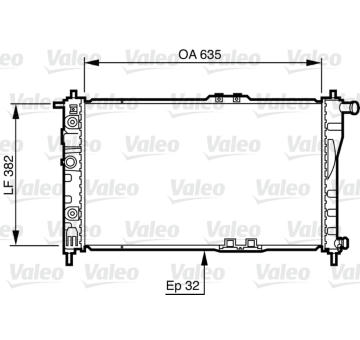 Chladič, chlazení motoru VALEO 732483