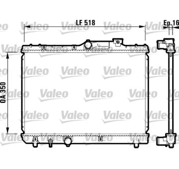 Chladič, chlazení motoru VALEO 732614