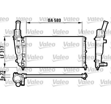 Chladič, chlazení motoru VALEO 732705