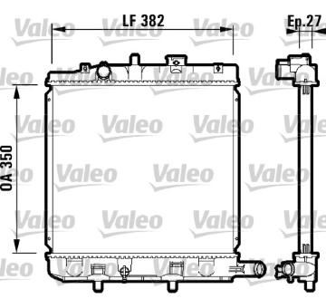 Chladič, chlazení motoru VALEO 732726