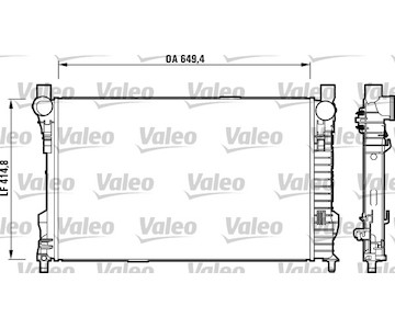 Chladič, chlazení motoru VALEO 732742