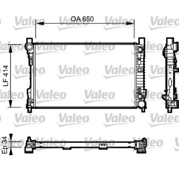 Chladič, chlazení motoru VALEO 732743