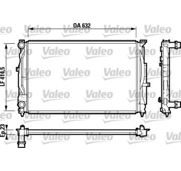 Chladič, chlazení motoru VALEO 732811