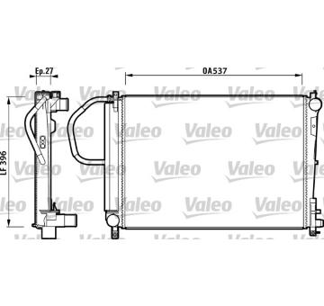 Chladič, chlazení motoru VALEO 732883