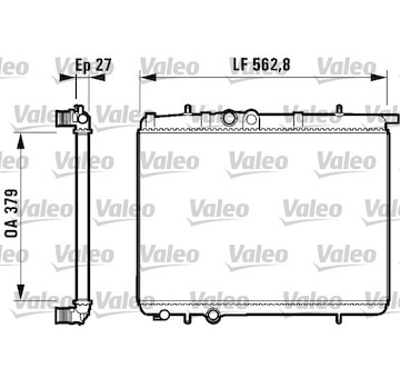 Chladič, chlazení motoru VALEO 732910