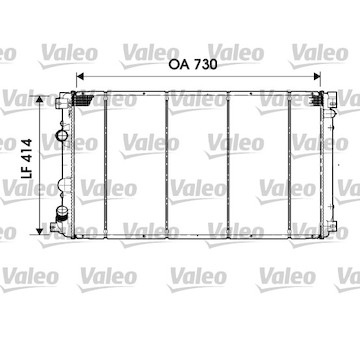 Chladič, chlazení motoru VALEO 732919