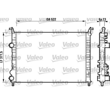 Chladič, chlazení motoru VALEO 732948