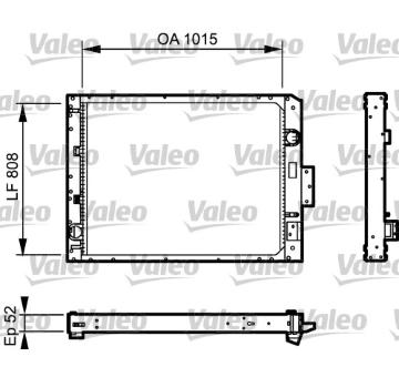 Chladič, chlazení motoru VALEO 733479