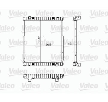 Chladič, chlazení motoru VALEO 733481