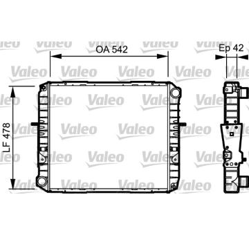 Chladič, chlazení motoru VALEO 733483