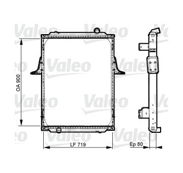 Chladič, chlazení motoru VALEO 733533