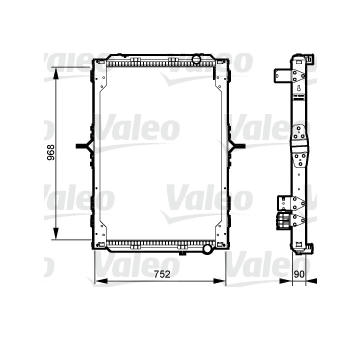Chladič, chlazení motoru VALEO 733547