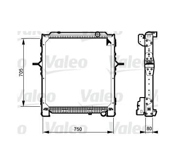 Chladič, chlazení motoru VALEO 733548