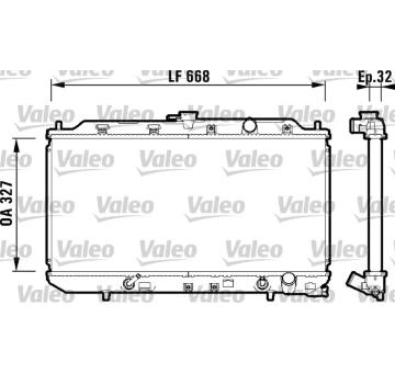 Chladič, chlazení motoru VALEO 734111