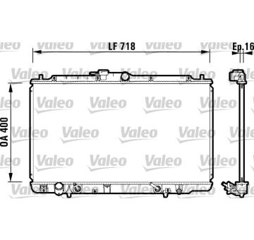 Chladič, chlazení motoru VALEO 734113